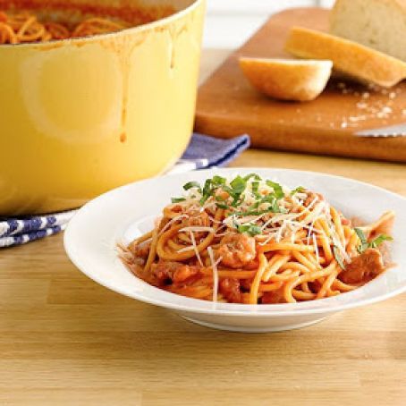One-Pot Creamy Spaghetti